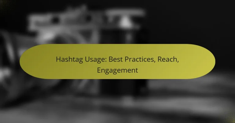 Hashtag Usage: Best Practices, Reach, Engagement